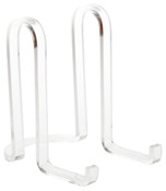 Plymor Clear Acrylic Ribbon-Style Display Easel, 7.5" H x 4" W x 6" D