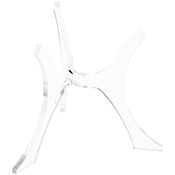 Plymor Clear Acrylic 3-Leg Tri-Pod Display Riser, Holds Egg or Sphere, 2.75" H x 2.5" W x 2.5" D