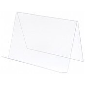 Plymor Clear Acrylic Book Display Easel with 2.875" Flat Ledge, 19" W x 11" W x 12.75" H