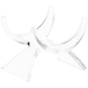 Plymor Clear Acrylic Fossil, Mineral or Crystal Display Holder Stand, 1.5" H x 1.75" W x 1.75" D
