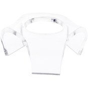 Plymor Clear Acrylic Display Riser for Spheres, 0.75" H x 2" W x 2" D