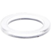Plymor Clear Acrylic Egg, Marble, Ball or Sphere Thin Display Holder Stand, 0.1875" H x 1.75" W