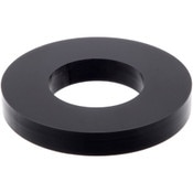 Plymor Black Acrylic Egg, Marble, Ball or Sphere Thin Display Holder Stand, 0.25" H x 1.5" W