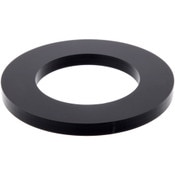 Plymor Black Acrylic Egg, Marble, Ball or Sphere Thin Display Holder Stand, 0.25" H x 2.5" W