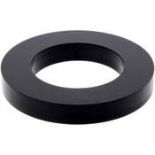 Plymor Black Acrylic Egg, Marble, Ball or Sphere Thin Display Holder Stand, 0.375" H x 2.5" W