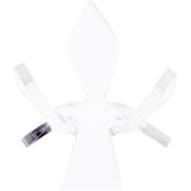 Plymor Clear Acrylic Ball or Sphere Flower Petal Display Holder Stand, 1.375" H x 1.75" W x 1.75" D