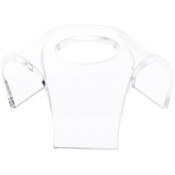 Plymor Clear Acrylic Display Riser for Spheres, 1" H x 2.5" W x 2.5" D