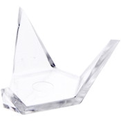 Plymor Clear Acrylic Display Stand Holder for Geode, Mineral or Crystal Cluster, 0.75" H x 1.25" W x 1.25" D
