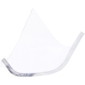 Plymor Clear Acrylic Display Stand Holder for Geode, Mineral or Crystal Cluster, 1" H x 2" W x 2.375" D