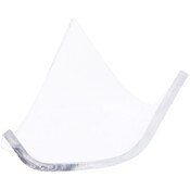 Plymor Clear Acrylic Display Stand Holder for Geode, Mineral or Crystal Cluster, 1" H x 2" W x 2.375" D