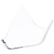 Plymor Clear Acrylic Display Stand Holder for Geode, Mineral or Crystal Cluster, 1.25" H x 2.5" W x 3.25" D