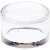 Plymor Clear Acrylic Egg, Marble, Ball or Sphere Display Holder Stand, 0.75" H x 1.25" W