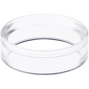Plymor Clear Acrylic Egg, Marble, Ball or Sphere Display Holder Stand, 0.5" H x 1.625" W