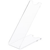 Plymor Clear Acrylic Angled Stiletto High-Heel Shoe Display Riser Stand, 3.5" H x 1.375" W x 3" D