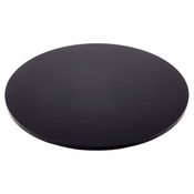 Plymor Black Acrylic Round Standard-Edge Display Base, 8" W x 8" D x 0.25" H
