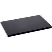 Plymor Black Acrylic Rectangular Standard-Edge Display Base, 5" W x 3" D x 0.25" H