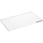 Plymor Clear Acrylic Rectangular Standard-Edge Display Base, 5" W x 3" D x 0.25" H