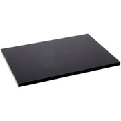 Plymor Black Acrylic Rectangular Standard-Edge Display Base, 6" W x 4" D x 0.25" H
