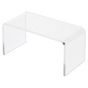 Plymor Clear Acrylic Rectangular Display Riser, 2" H x 4" W x 2" D (1/8" thick)