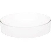 Plymor Clear Acrylic Round Cylinder Display Riser, 2" H x 10" D