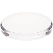 Plymor Clear Acrylic Beveled Round Display Base, 8" W x 8" D x 1" H