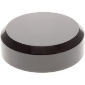 Plymor Black Acrylic Beveled Round Display Base, 3" W x 3" D x 1" H