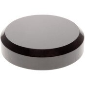 Plymor Black Acrylic Beveled Round Display Base, 4" W x 4" D x 1" H