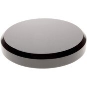 Plymor Black Acrylic Beveled Round Display Base, 6" W x 6" D x 1" H