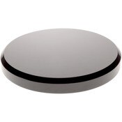 Plymor Black Acrylic Beveled Round Display Base, 8" W x 8" D x 1" H