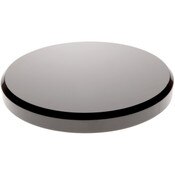 Plymor Black Acrylic Beveled Round Display Base, 9" W x 9" D x 1" H