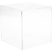 Plymor Clear Acrylic Display Case with No Base, 7" x 7" x 7"