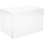 Plymor Clear Acrylic Display Case with No Base, 11" x 7" x 7"