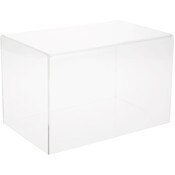 Plymor Clear Acrylic Display Case with No Base, 11" x 7" x 7"