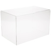 Plymor Clear Acrylic Display Case with No Base, 14" x 9" x 9"