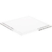 Plymor Clear Acrylic Base for Square Clear Acrylic Display Case, 7" x 7"