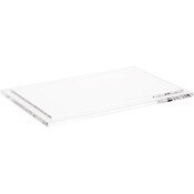 Plymor Clear Acrylic Base for Rectangular Clear Acrylic Display Case, 8" x 5"