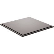 Plymor Black Acrylic Base for Square Clear Acrylic Display Case, 13" x 13"