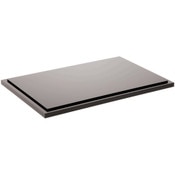 Plymor Black Acrylic Base for Rectangular Clear Acrylic Display Case, 11" x 7"