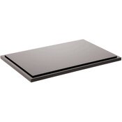 Plymor Black Acrylic Base for Rectangular Clear Acrylic Display Case, 11" x 7"