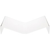 Plymor Clear Acrylic Open Book Display Stand, Flat, 16" W x 9" D x 3" H
