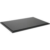 Plymor Black Acrylic Base for Rectangular Clear Acrylic Display Case, 16" x 10"
