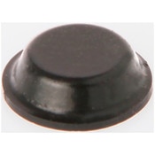 Adhesive Rubber Protective Feet - Round Black .5"