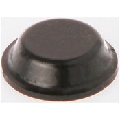 Adhesive Rubber Protective Feet - Round Black .5"