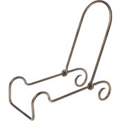 Bard's Adjustable Gold Wrought Iron Bowl or Deep Platter Stand, 10" H x 5" W x 8.75" D (For 9" - 11" Bowls or Deep Platters)