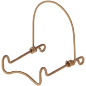 Bard's Adjustable Gold-toned Wire Easel Stand, 2.25" H x 2" W x 2.5" D