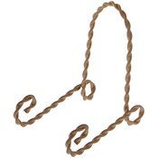 Bard's Twisted Gold-toned Wire Easel Stand, 3.5" H x 2.5" W x 3.5" D