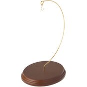 Bard's Fruitwood Ornament Stand for Lightweight Ornaments, Large, 8" H x 4.25" W x 5.25" D