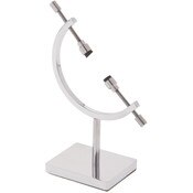 Bard's Chrome Sphere Holder Caliper Stand, 4.5" H x 2.375" W x 1.5" D (For 0.375" to 1.75" Items)
