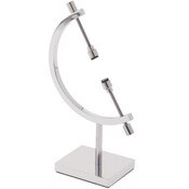 Bard's Chrome Sphere Holder Caliper Stand, 5.25" H x 3" W x 1.5" D (For 0.4375" to 2.375" Items)