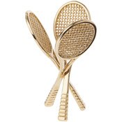 Bard's Gold Ball Holder, Tennis Ball, 4.875" H x 3" W x 3" D